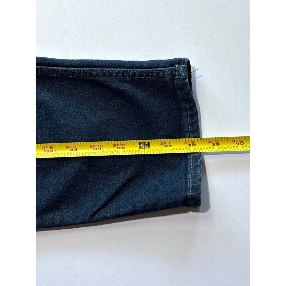 Banana Republic Traveler Men’s Slim Fit Tapered Dark Wash Denim Jeans Pockets